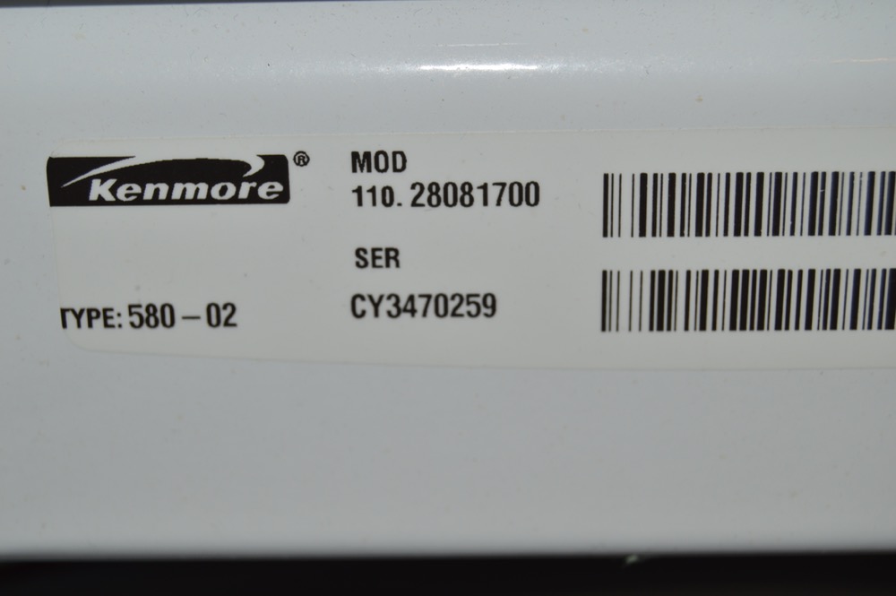 Kenmore Oasis ST Washer and Dryer