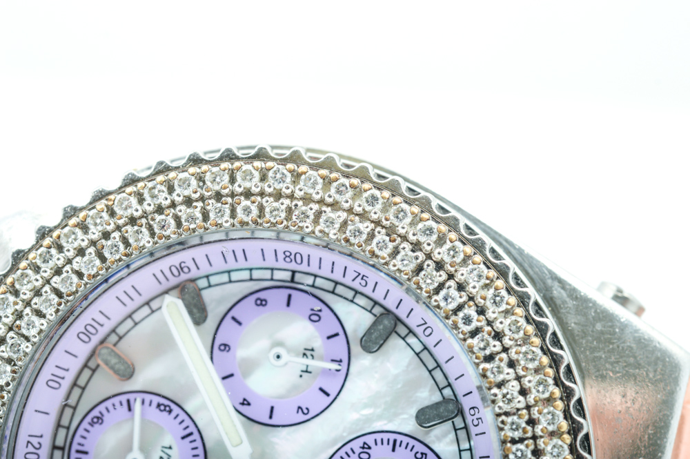 Technomarine Women's 1.00 CTW Diamond Chronograph Watch