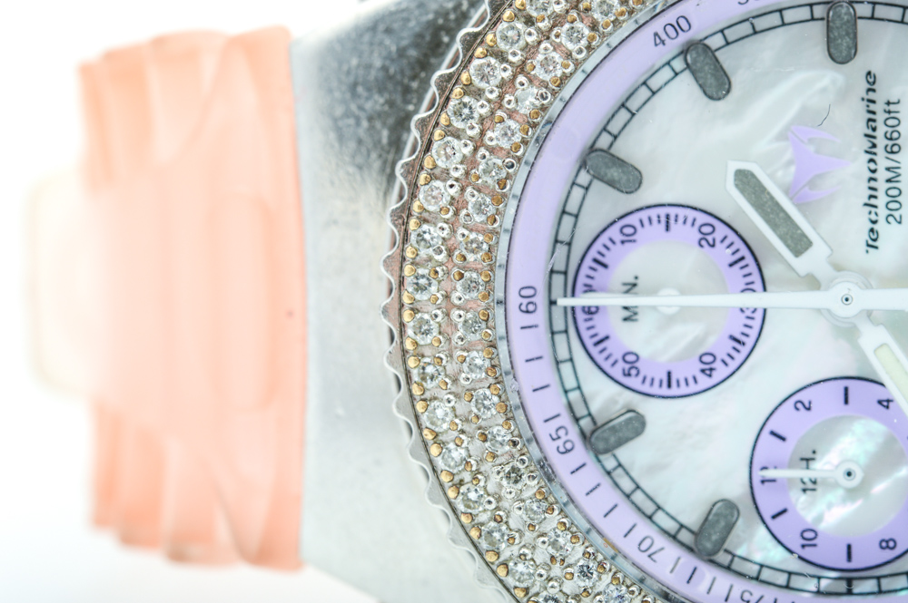 Technomarine Women's 1.00 CTW Diamond Chronograph Watch