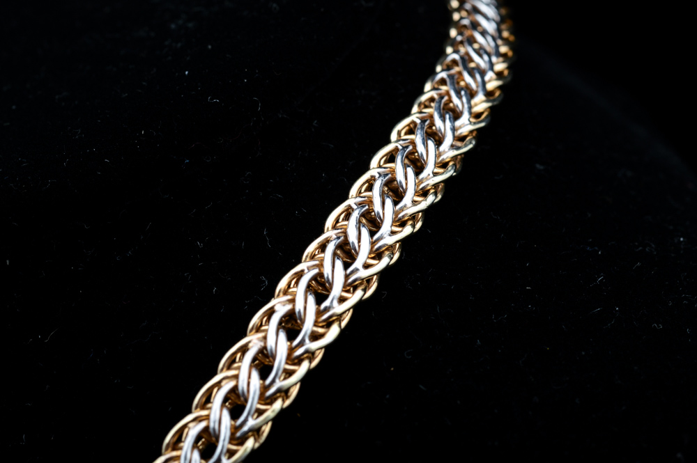 Sterling Silver and Gold Plate Necklace