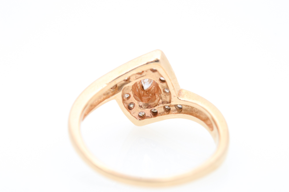 14K Yellow Gold and 0.50 CTW Diamond Ring