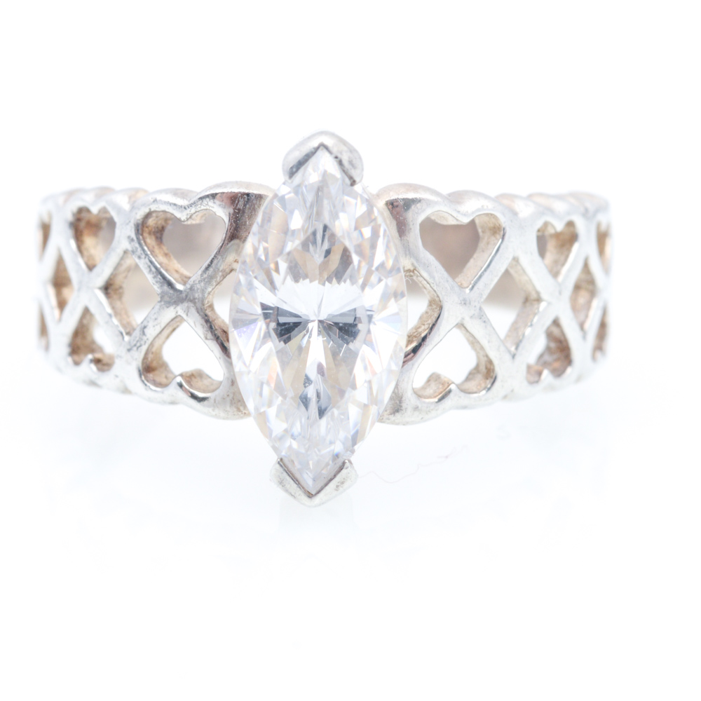 Sterling Silver Cubic Zirconia Rings