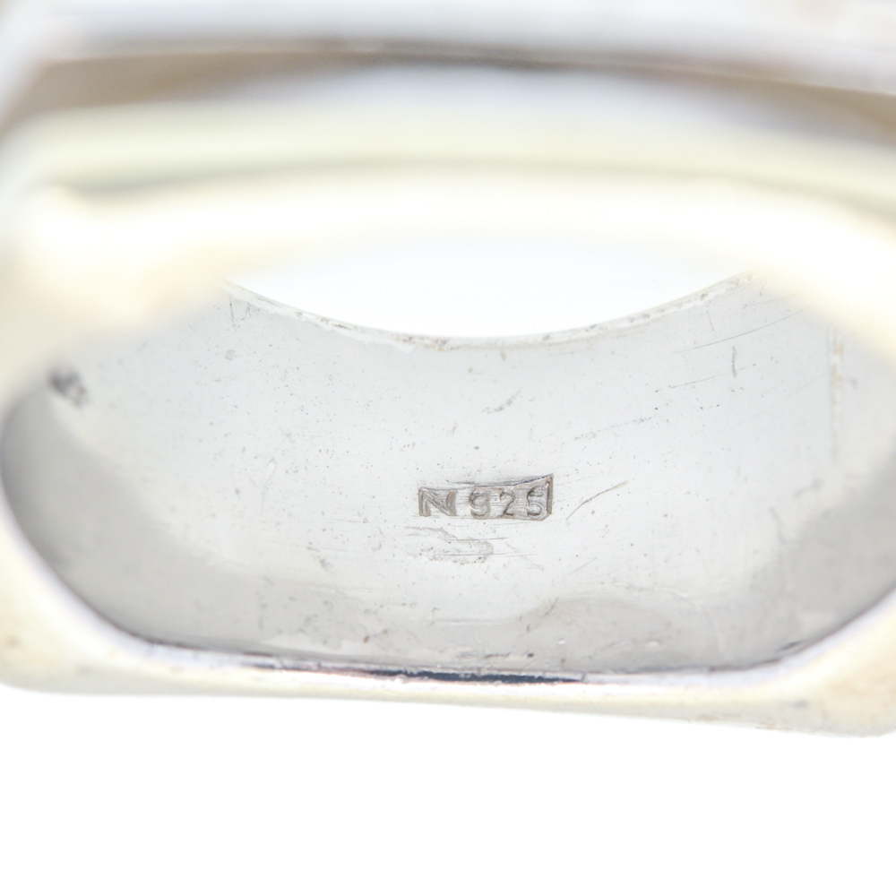 Sterling Silver and Gold Plate Cubic Zirconia Ring