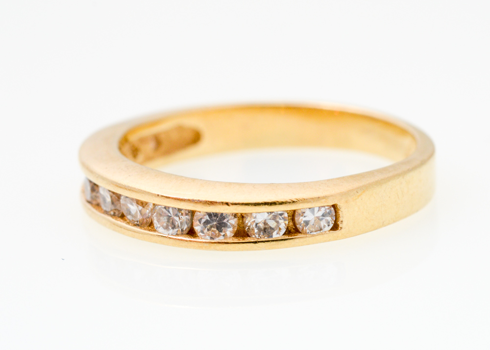 Gold Plated Sterling Silver Sapphire, Diamond, and Cubic Zirconia Jewelry