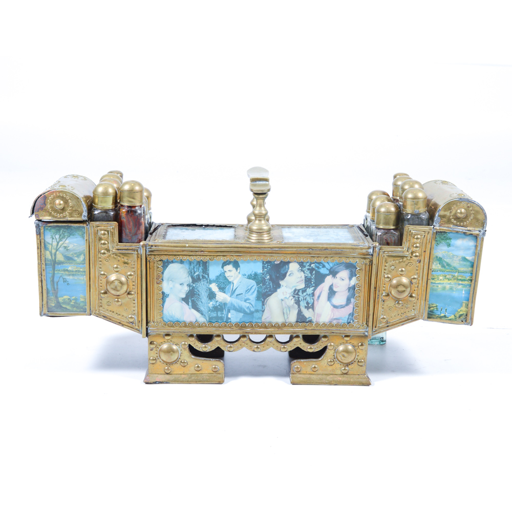 Vintage Turkish Shoe Shine Stand