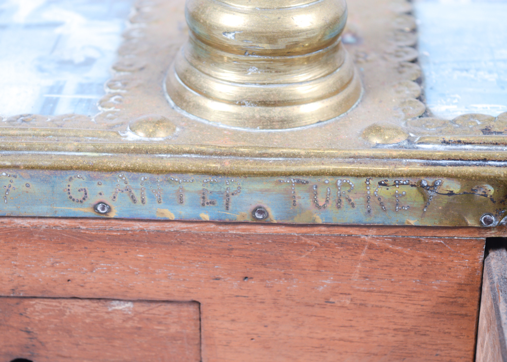 Vintage Turkish Shoe Shine Stand