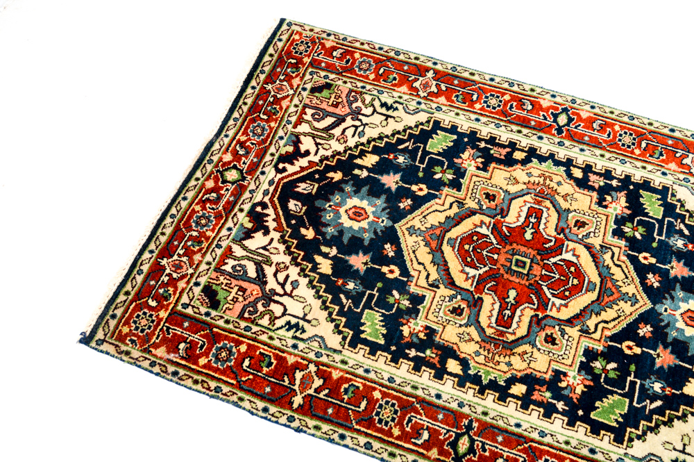 Hand Knotted Persian Heriz Serapi Area Rug