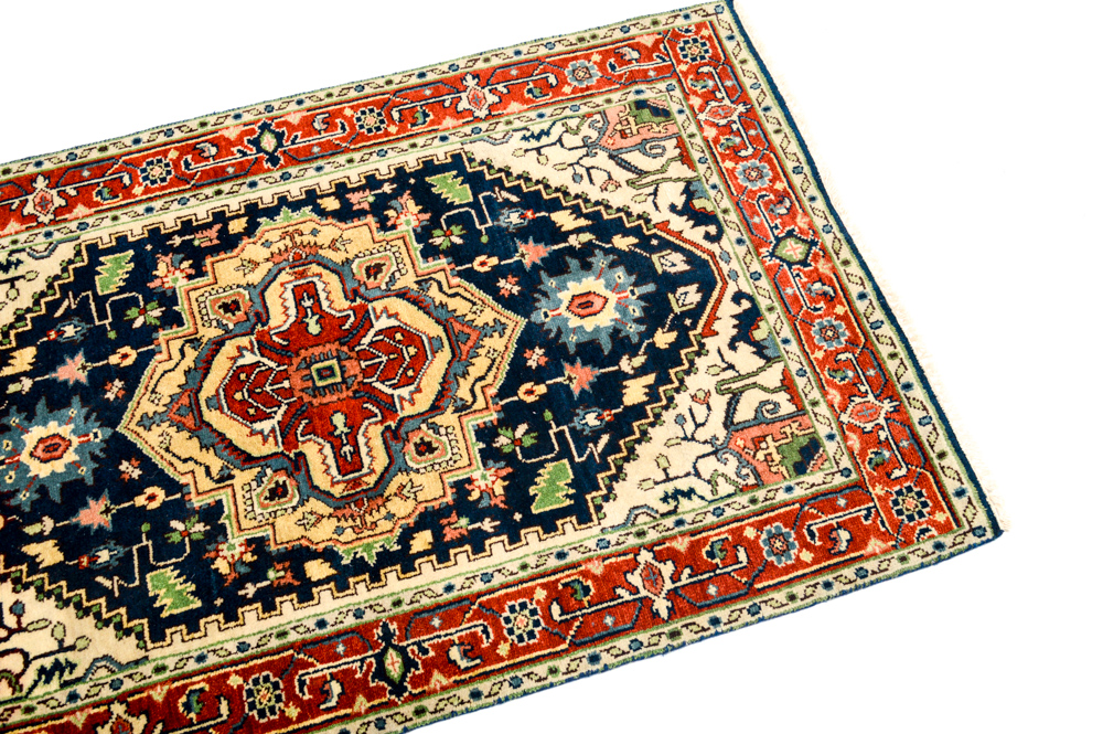 Hand Knotted Persian Heriz Serapi Area Rug