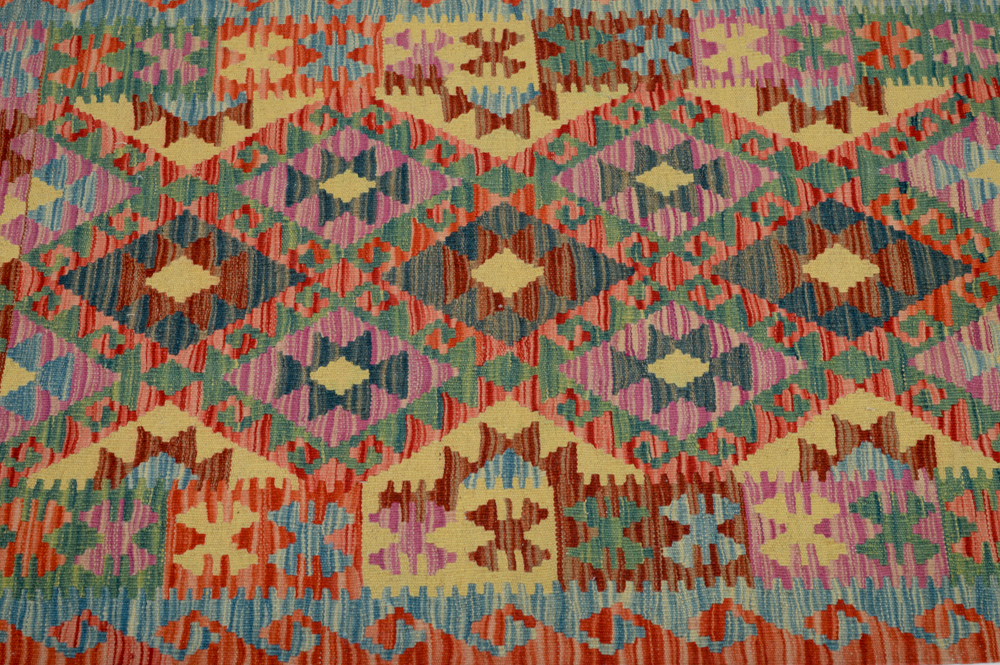 Hand Woven Turkish Abrashed Kilim