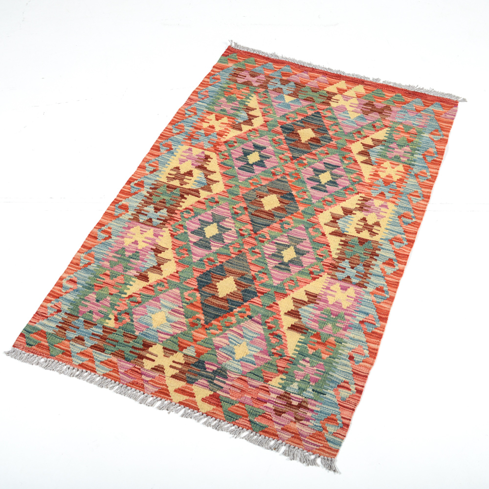 Hand Woven Turkish Abrashed Kilim