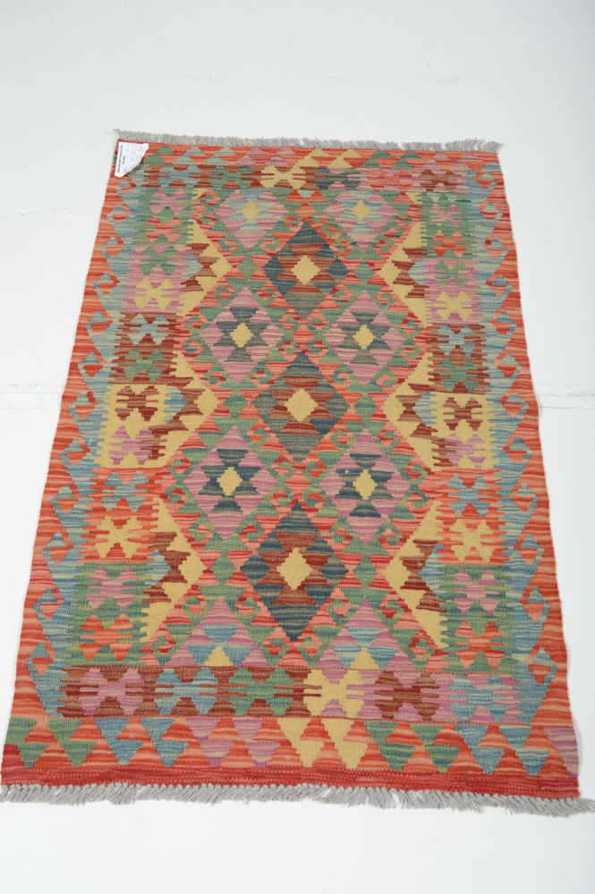 Hand Woven Turkish Abrashed Kilim