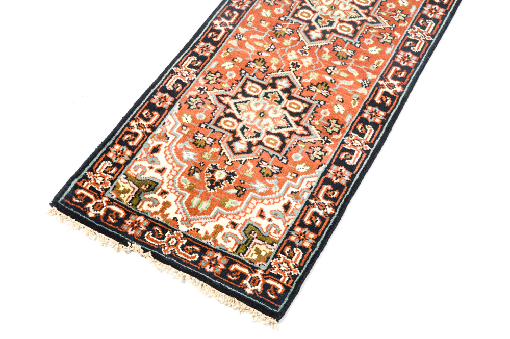 Hand Knotted Indo Persian  Rug Runner
