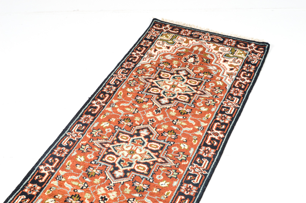 Hand Knotted Indo Persian  Rug Runner
