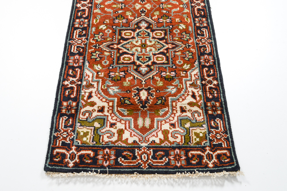 Hand Knotted Indo Persian  Rug Runner
