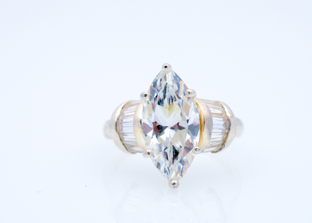 Sterling Silver Cubic Zirconia Rings