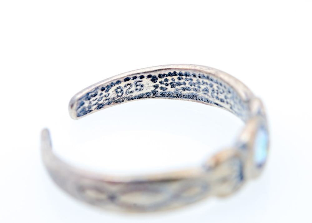 Sterling Silver Imitation Stone and Cubic Zirconia Jewelry