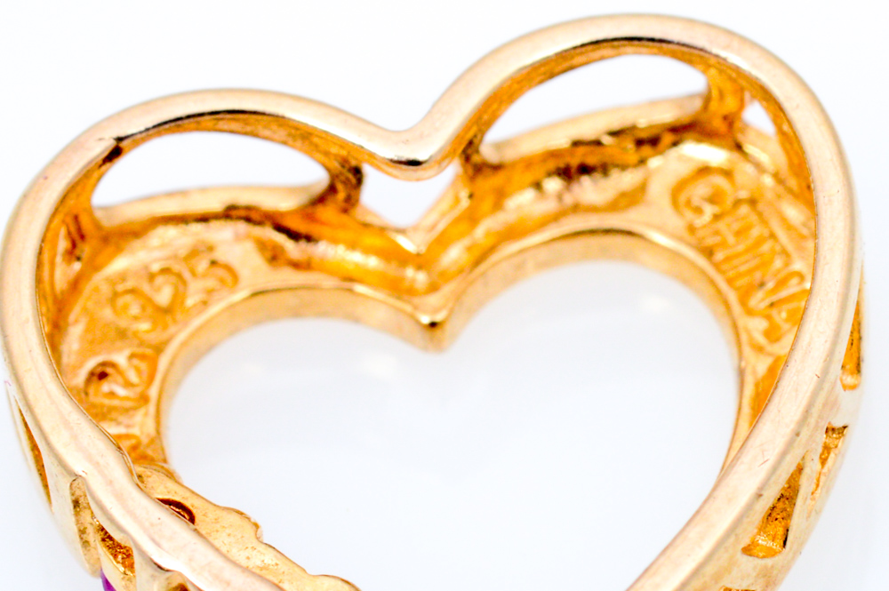 Gold Plated Sterling Silver Diamond and Semi Precious Stone Jewelry