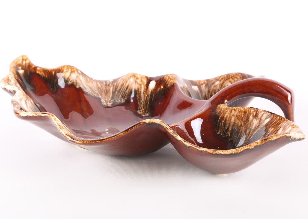 Vintage Hull Leaf Bowl