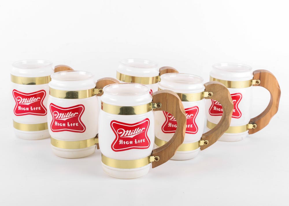 Vintage Siesta Ware Miller High Life Mugs