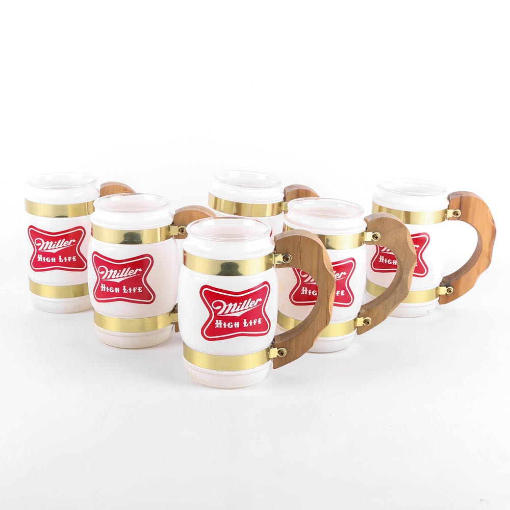 Vintage Siesta Ware Miller High Life Mugs