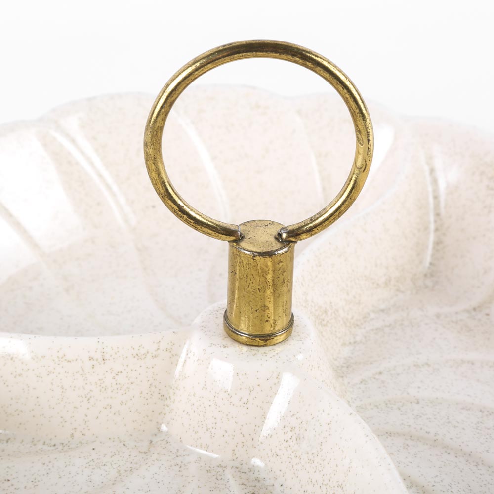 Vintage Three-Part Handled Relish Tray