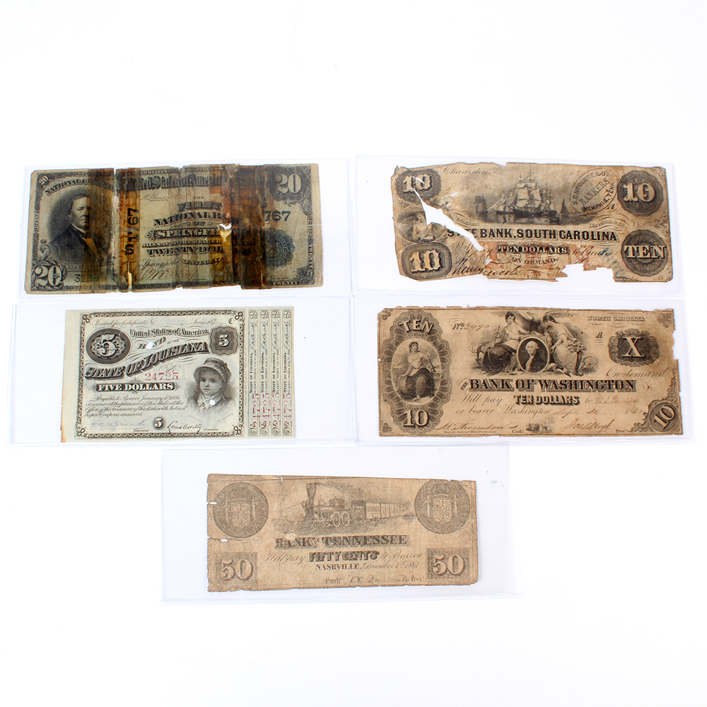 Antique Paper Currency