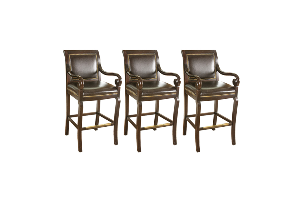 Set of Hancock & Moore Barstools