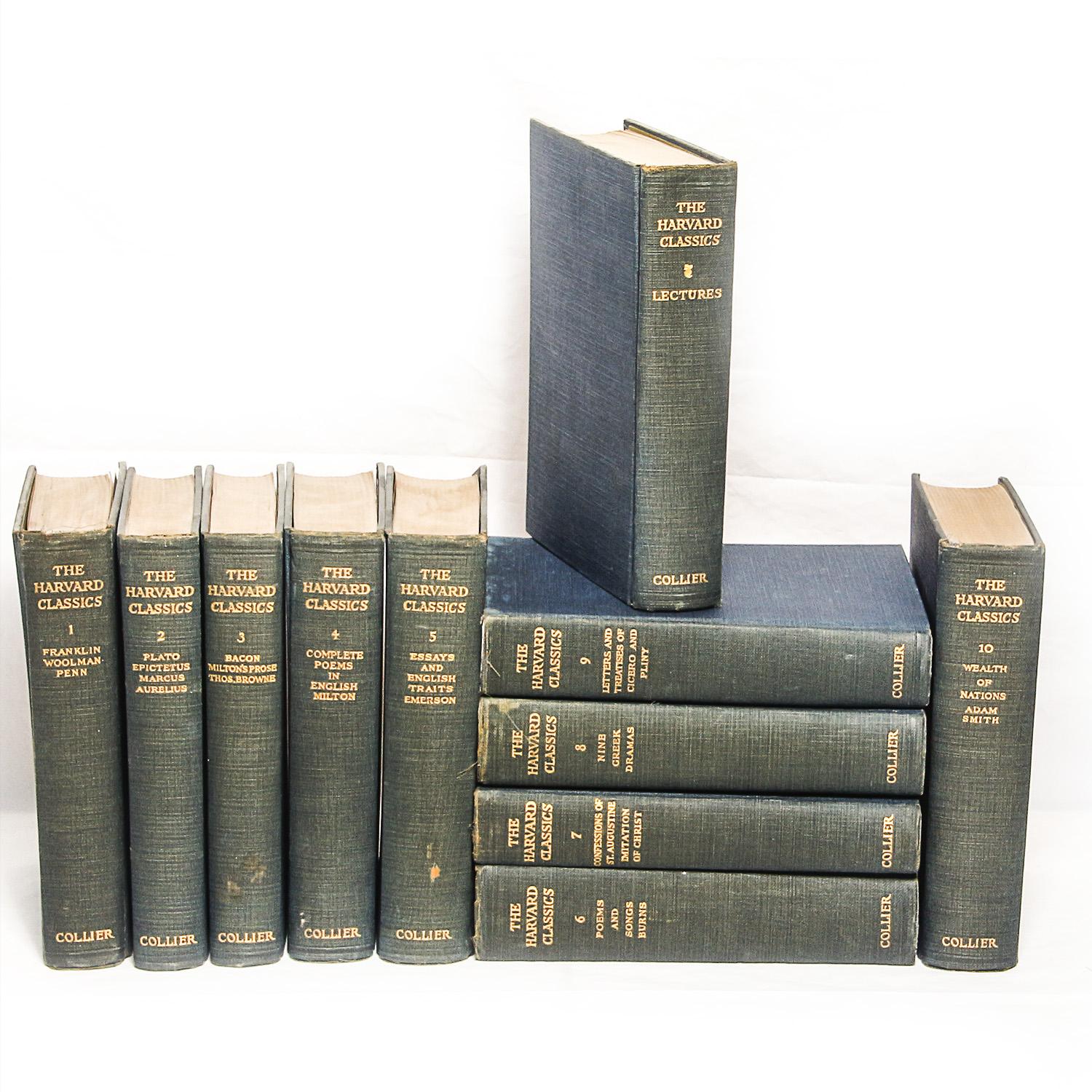 Volumes 1-10 of and "Lectures" Volume of "The Harvard Classics
