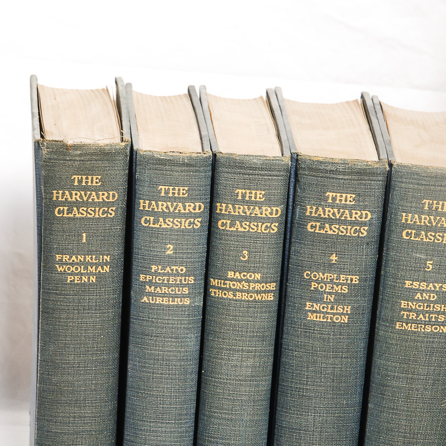 Volumes 1-10 of and "Lectures" Volume of "The Harvard Classics