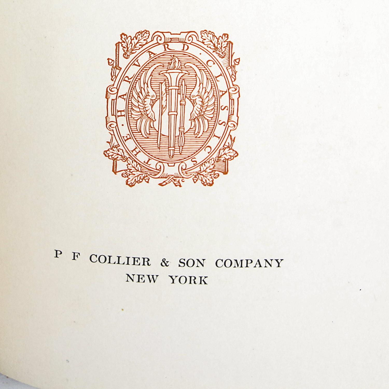 Volumes 1-10 of and "Lectures" Volume of "The Harvard Classics