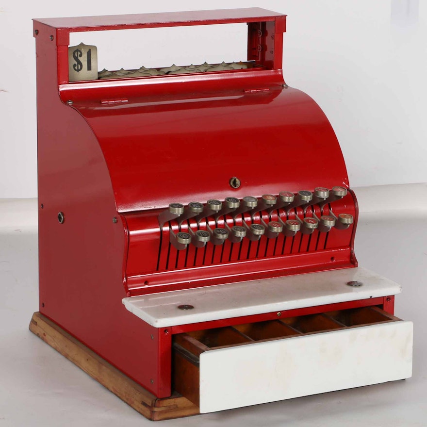 National Cash Register Company Red Cash Register