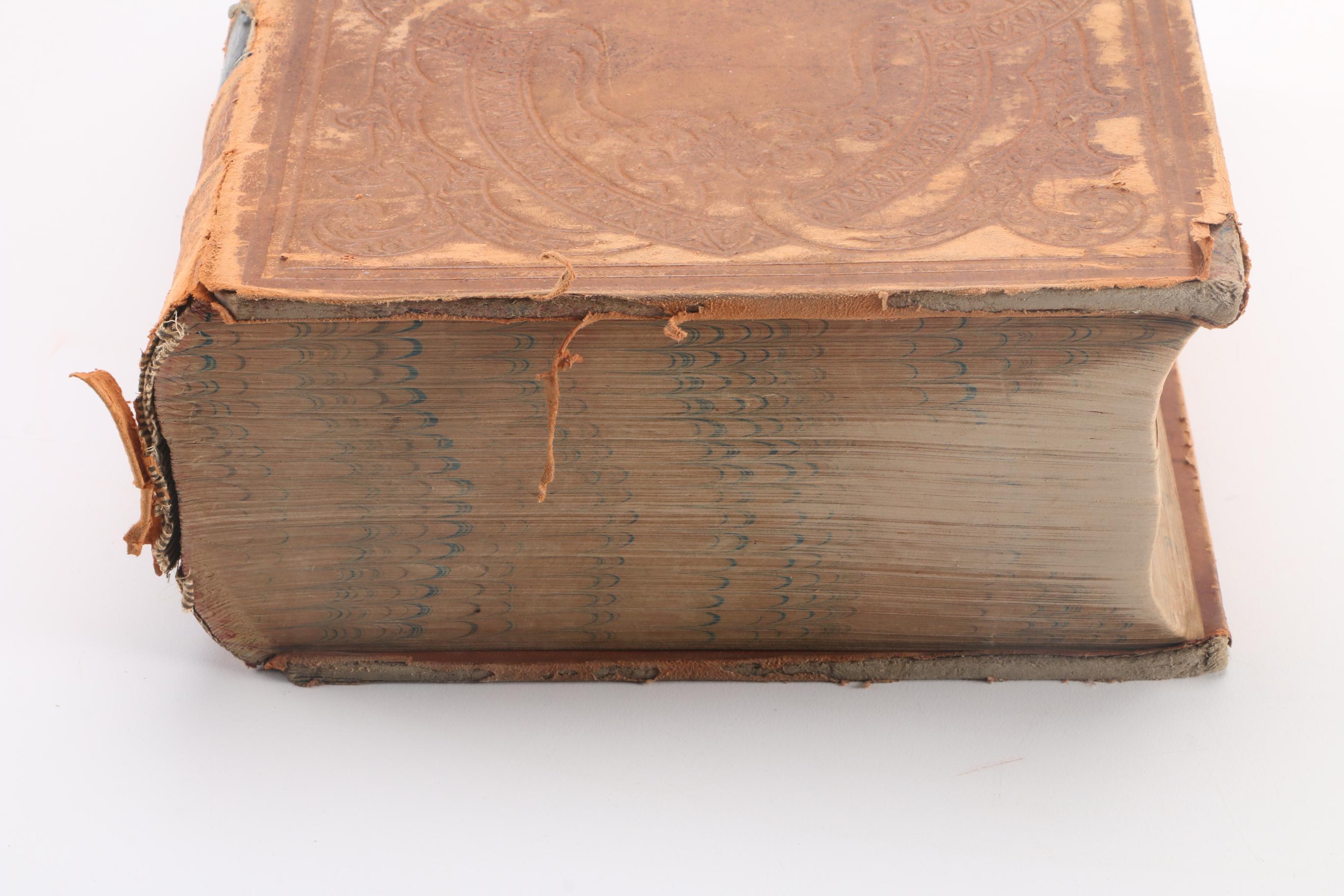 1874 " Webster's Dictionary Unabridged New Illustrated Edition"