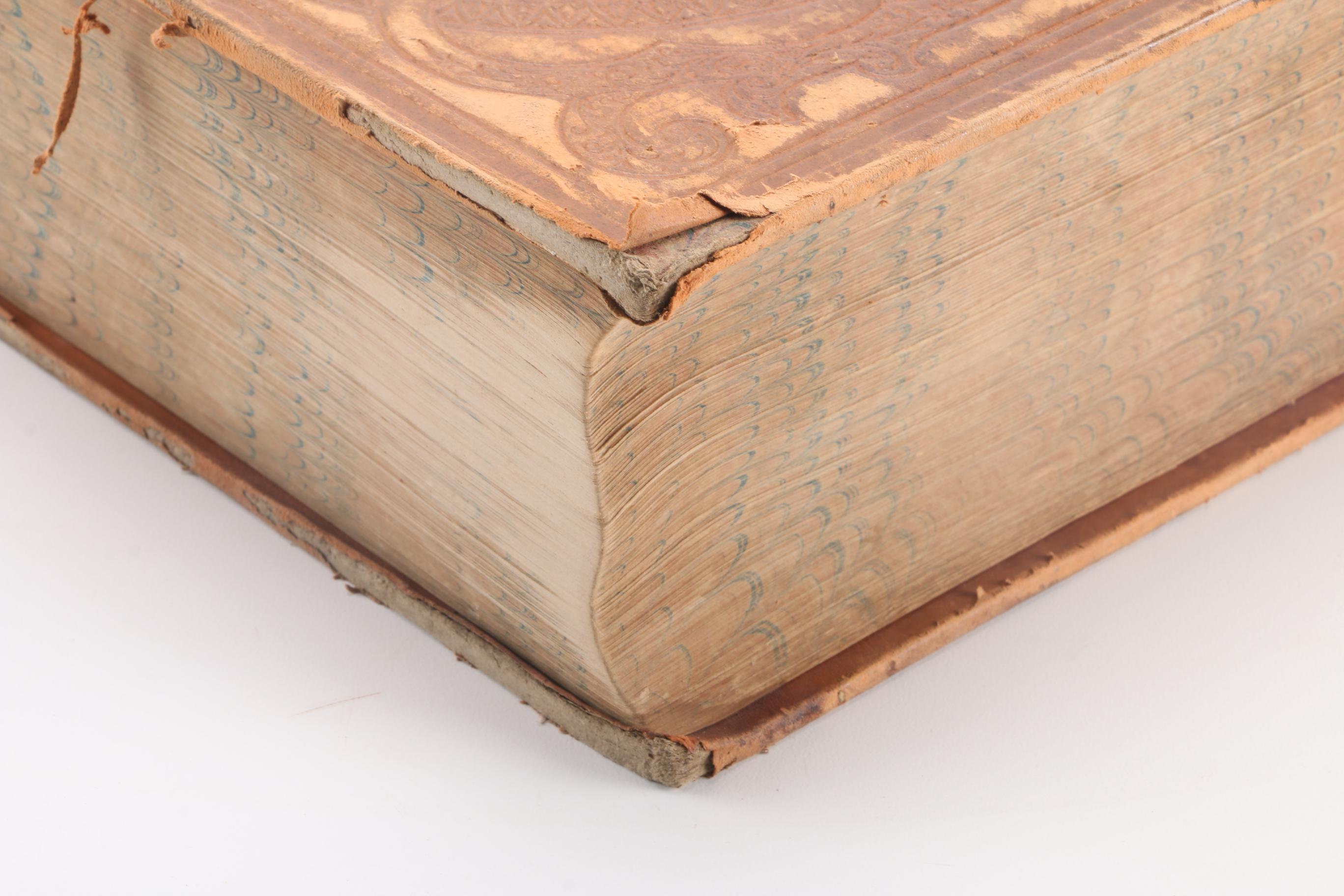 1874 " Webster's Dictionary Unabridged New Illustrated Edition"