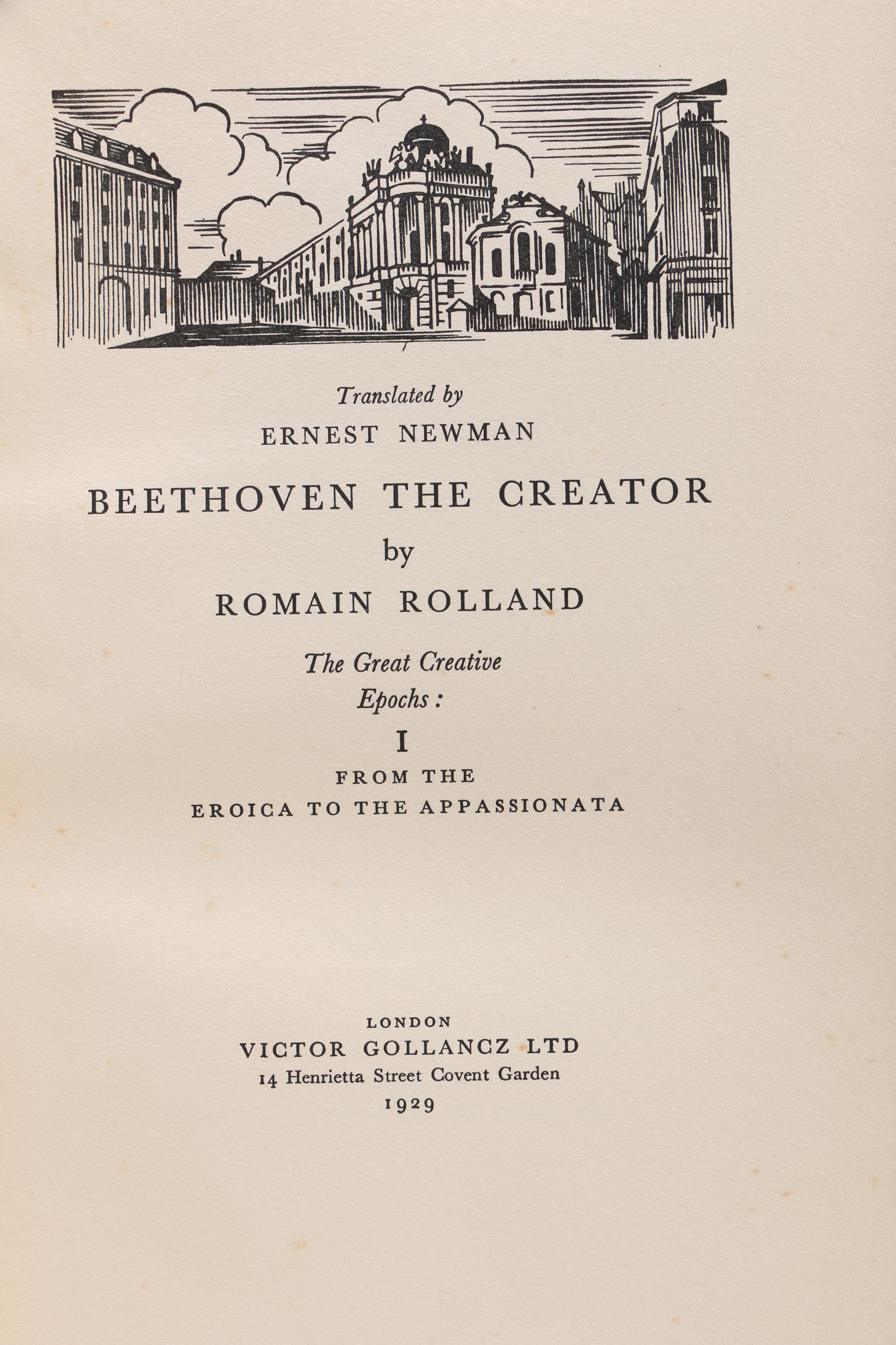 "Beethoven The Creator" by Romain Rolland