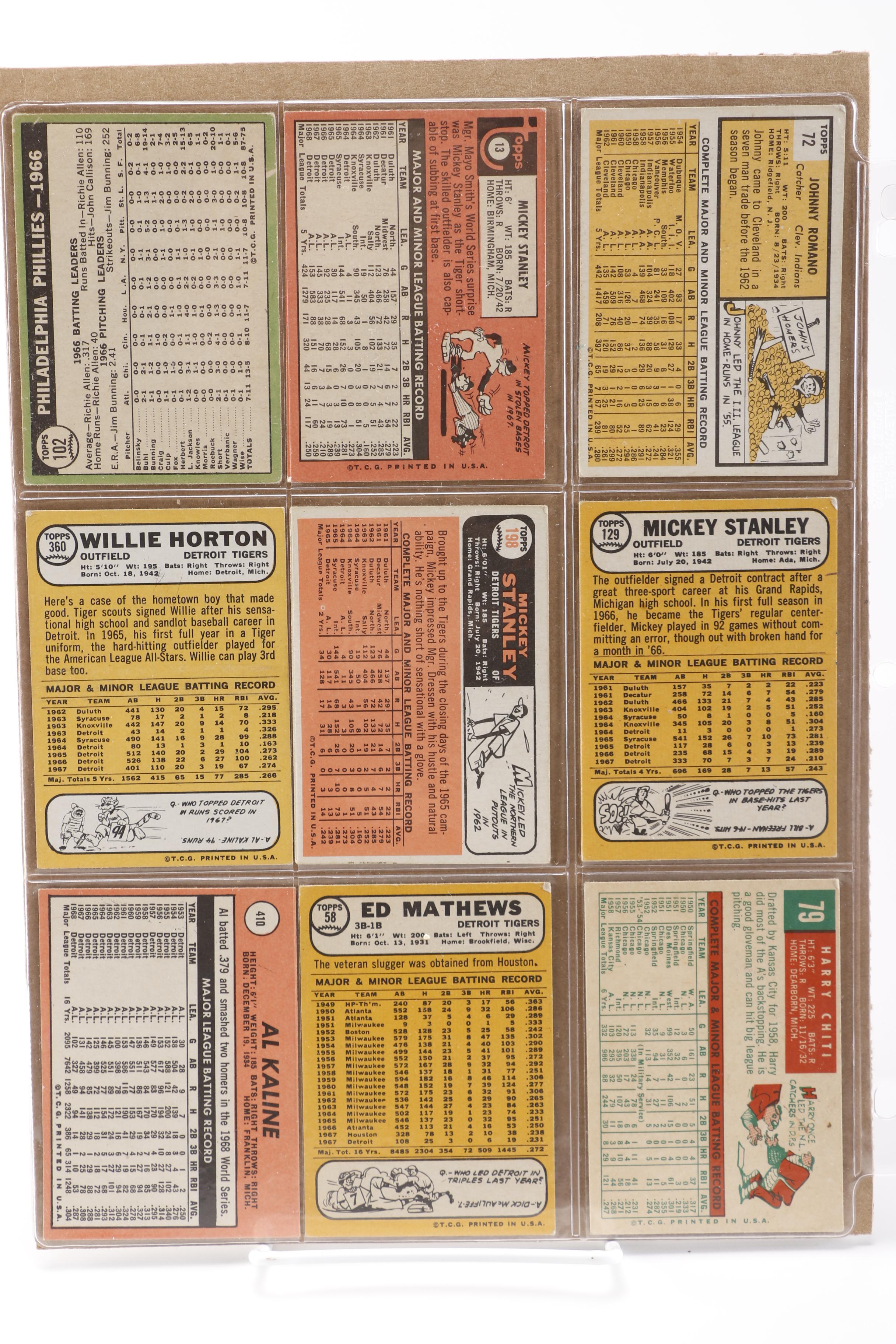 1960s Topps Baseball Cards