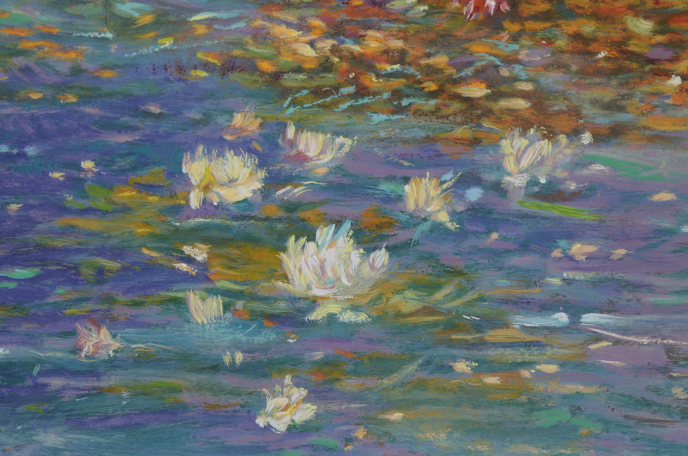 Henri Plisson Signed Limited Edition Serigraph "Lily Pond"