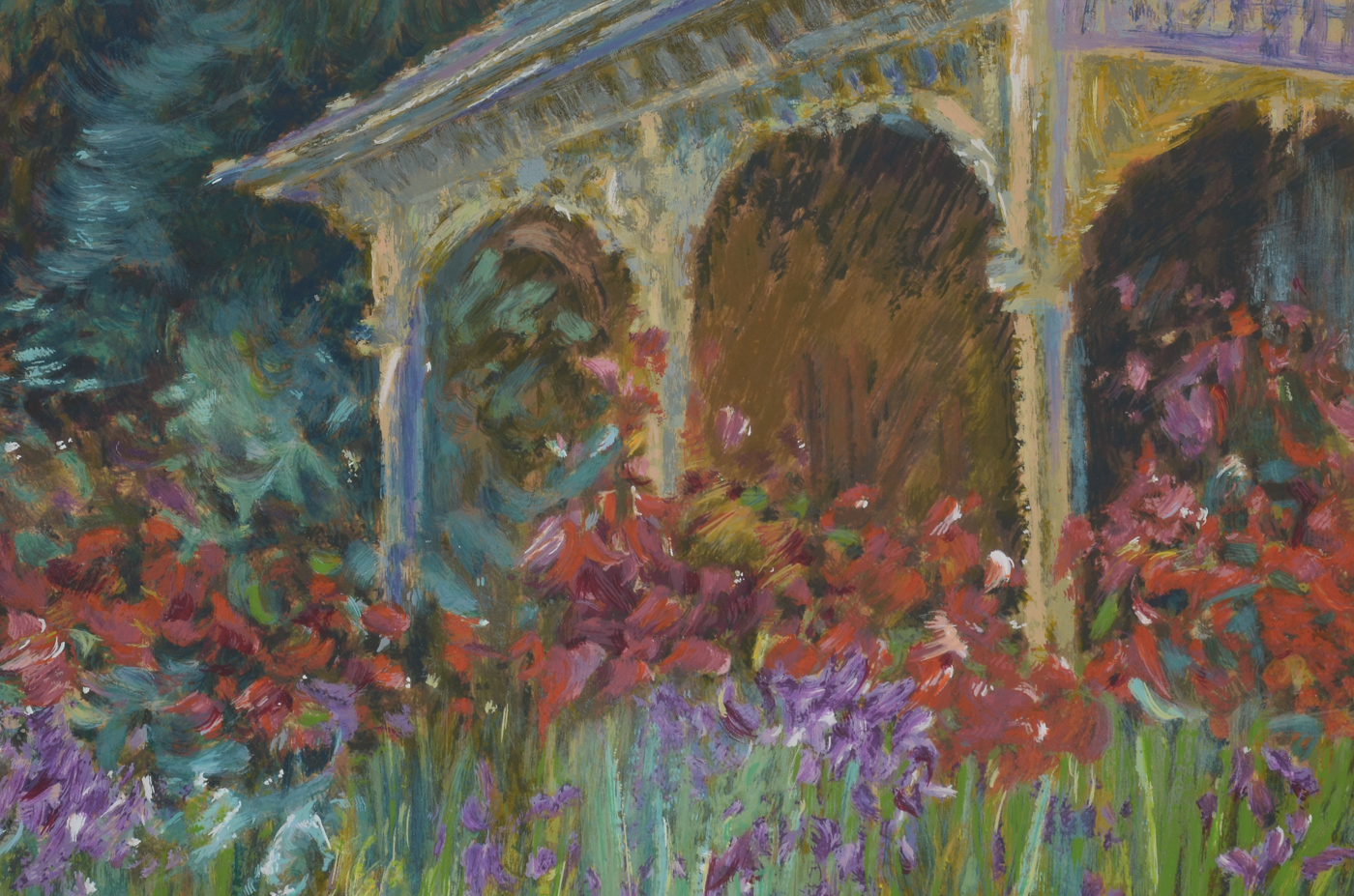 Henri Plisson Signed Limited Edition Serigraph "Lily Pond"