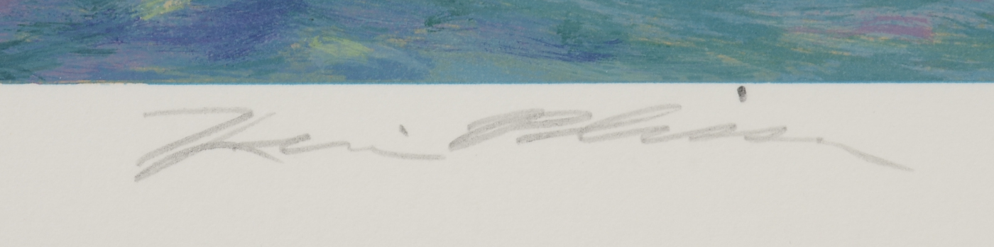 Henri Plisson Signed Limited Edition Serigraph "Lily Pond"