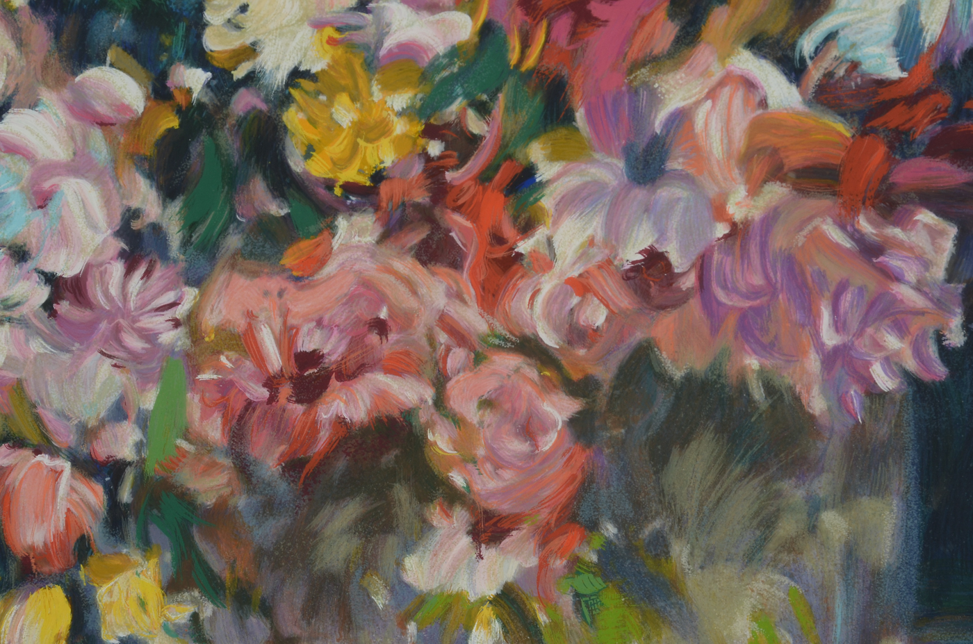 Henri Plisson Signed Limited Edition Serigraph "Flowers"