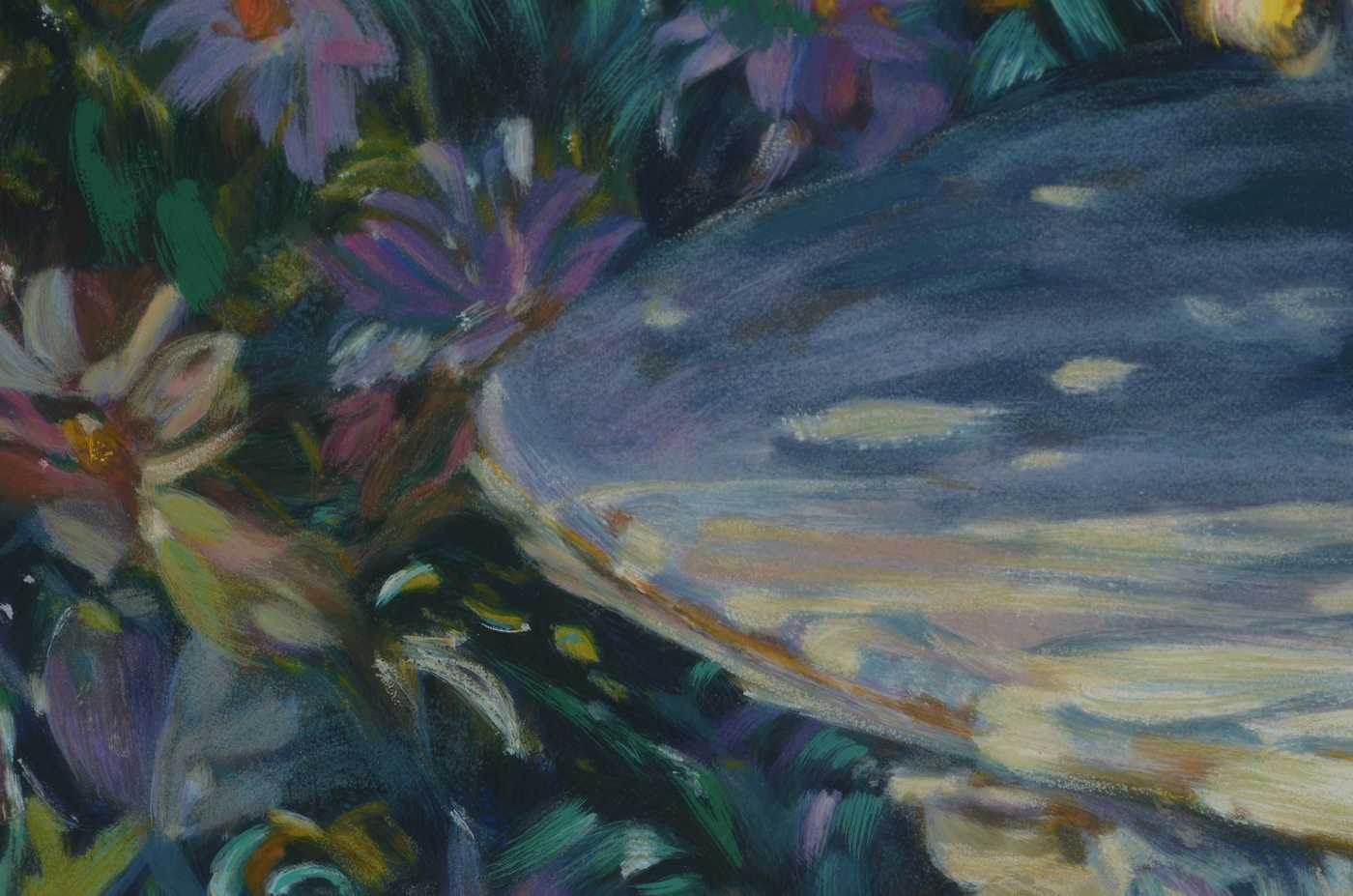 Henri Plisson Signed Limited Edition Serigraph "Flowers"