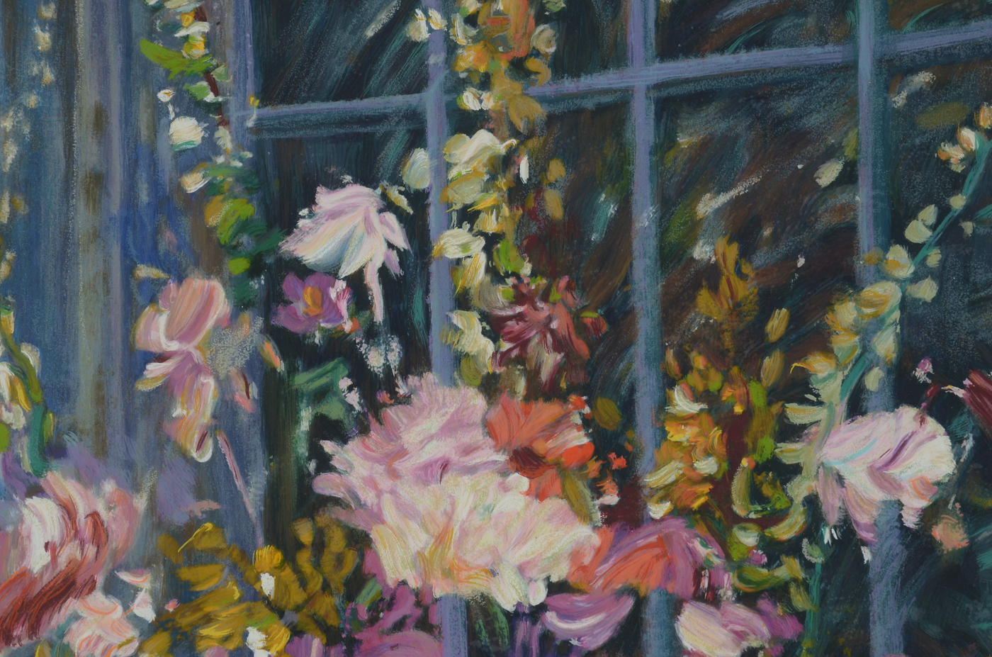 Henri Plisson Signed Limited Edition Serigraph "Flowers"