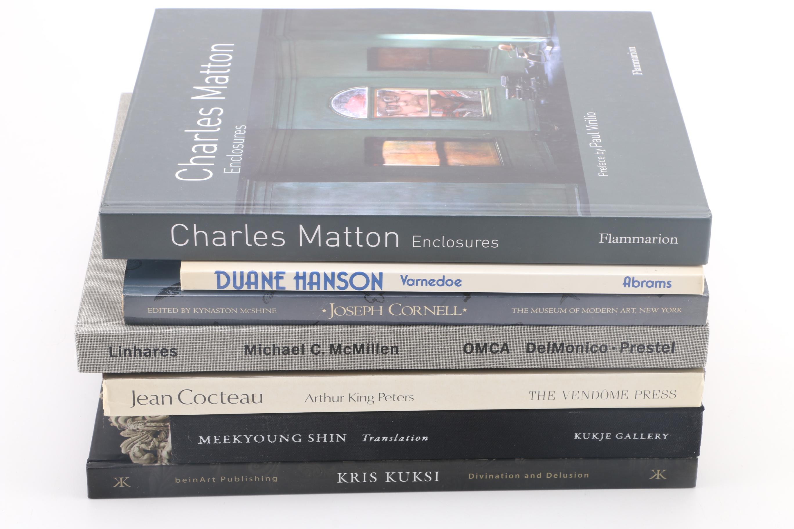 Collection of Art Books Including "Jean Cocteau and His World"