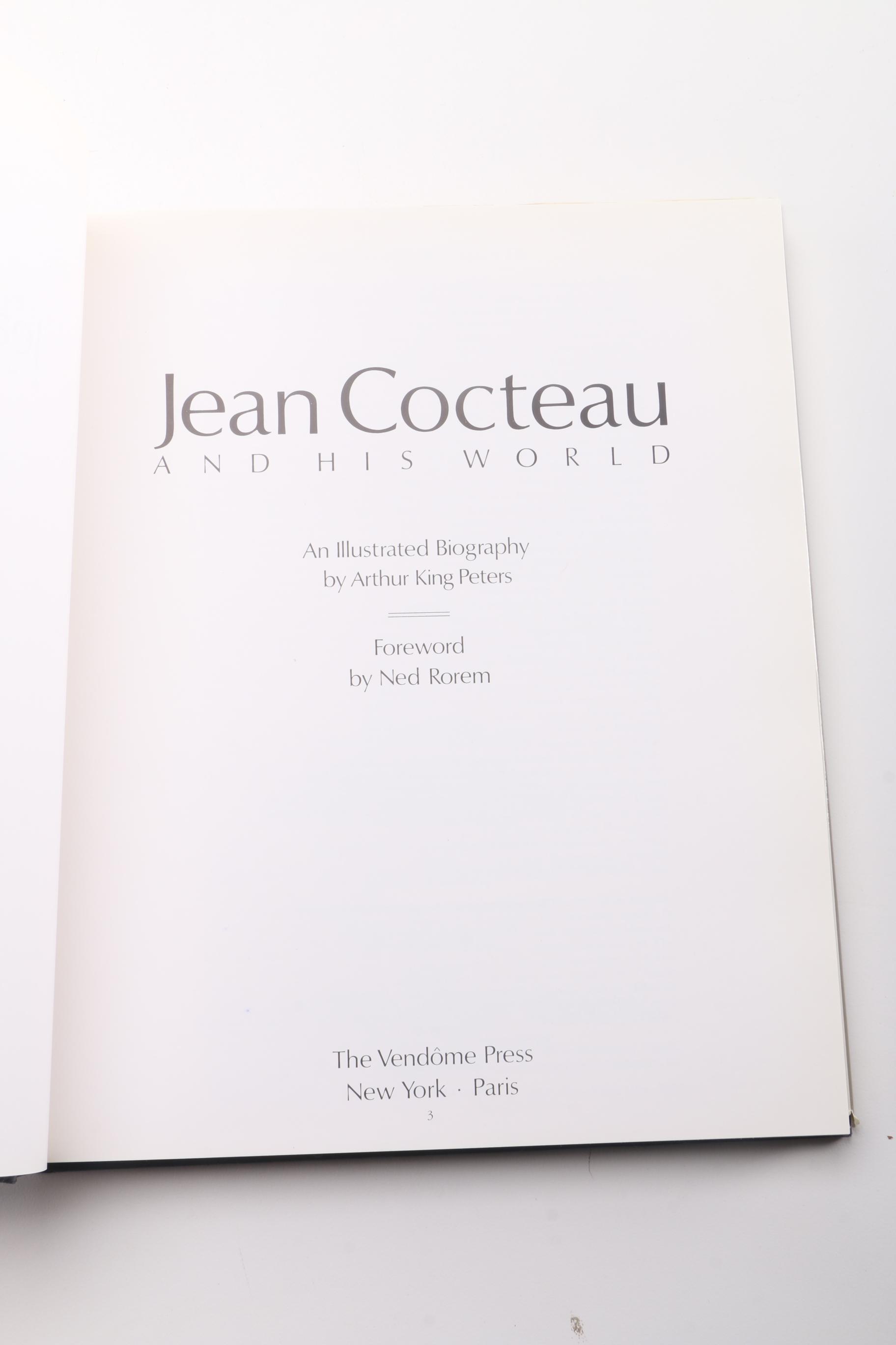 Collection of Art Books Including "Jean Cocteau and His World"