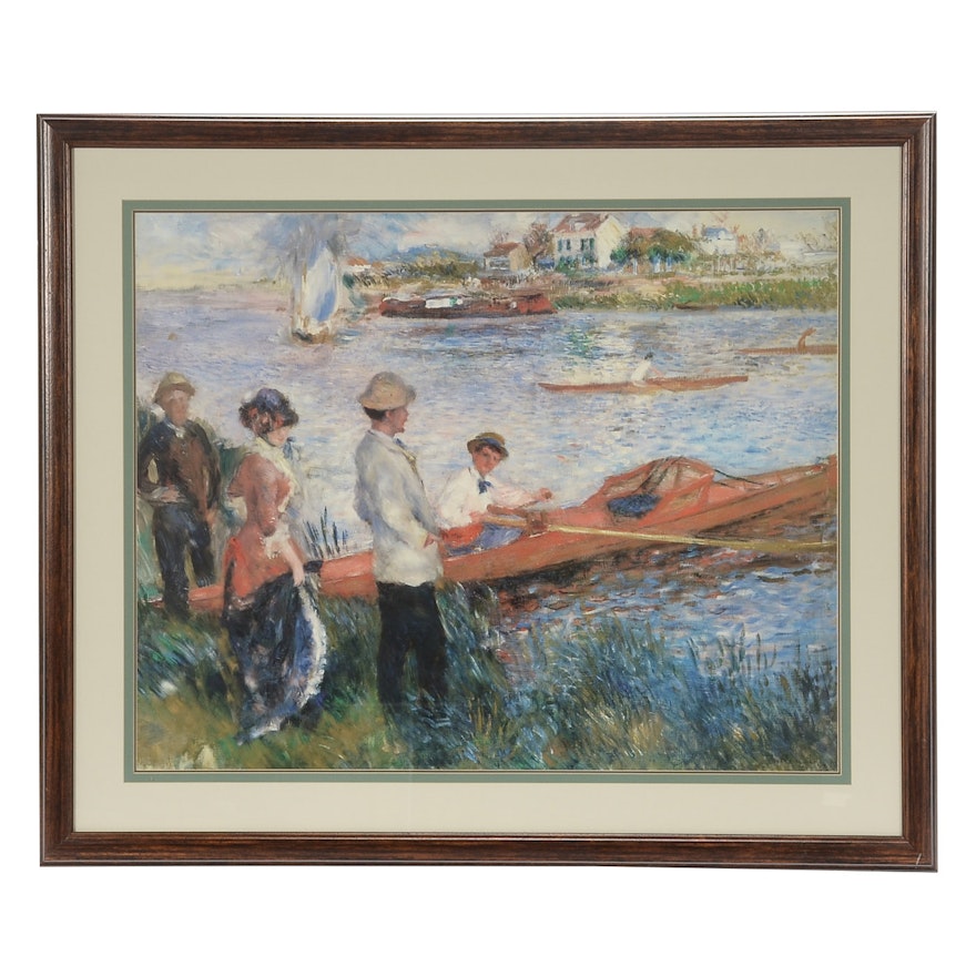 Offset Lithograph after Pierre-Auguste Renoir's "Oarsmen at Chatou"