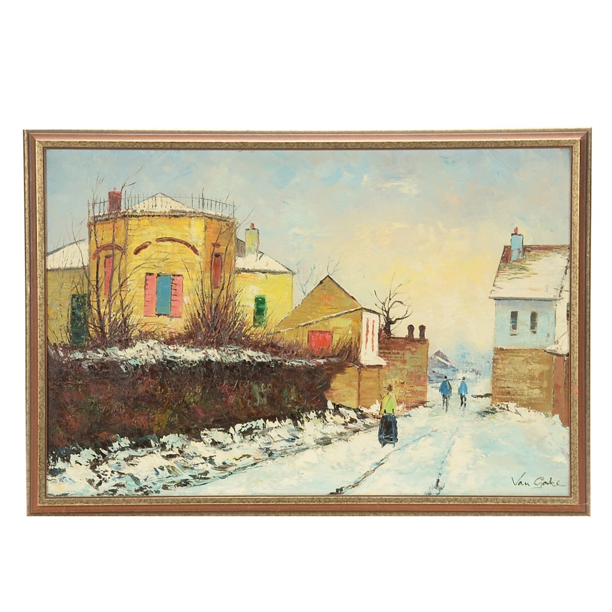 Van Gake Vintage Oil Painting on Canvas
