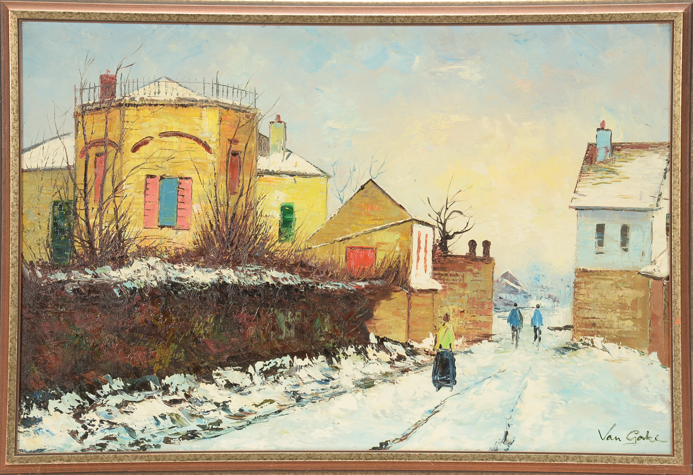 Van Gake Vintage Oil Painting on Canvas