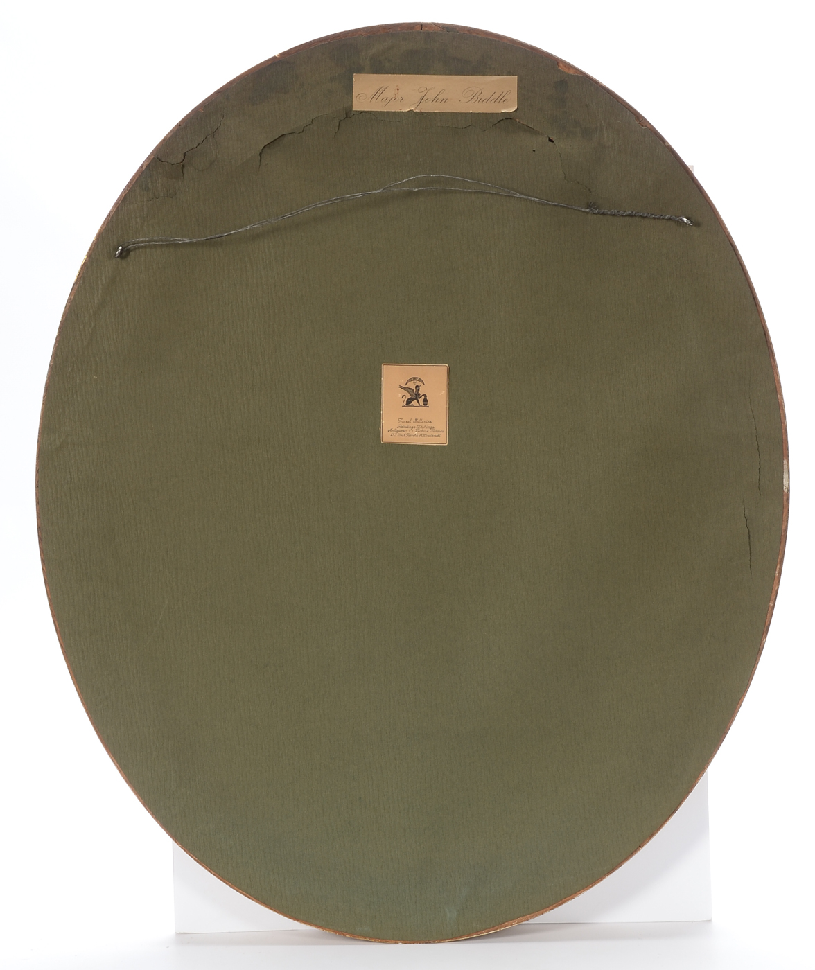 Giclee on Board after Thomas Sully's "Portrait of Biddle"