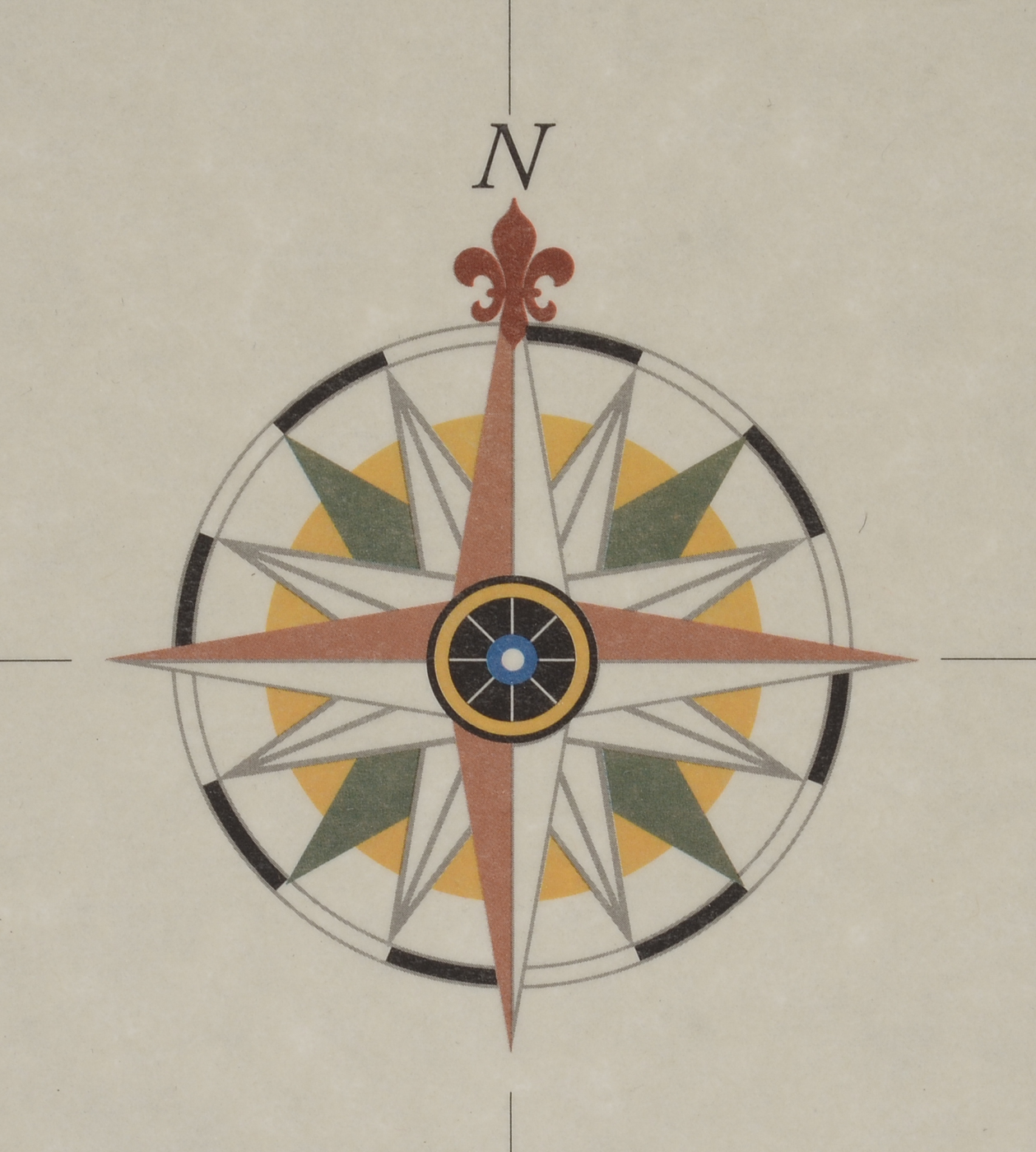 Rand McNally Offset Lithograph World Map on Metal