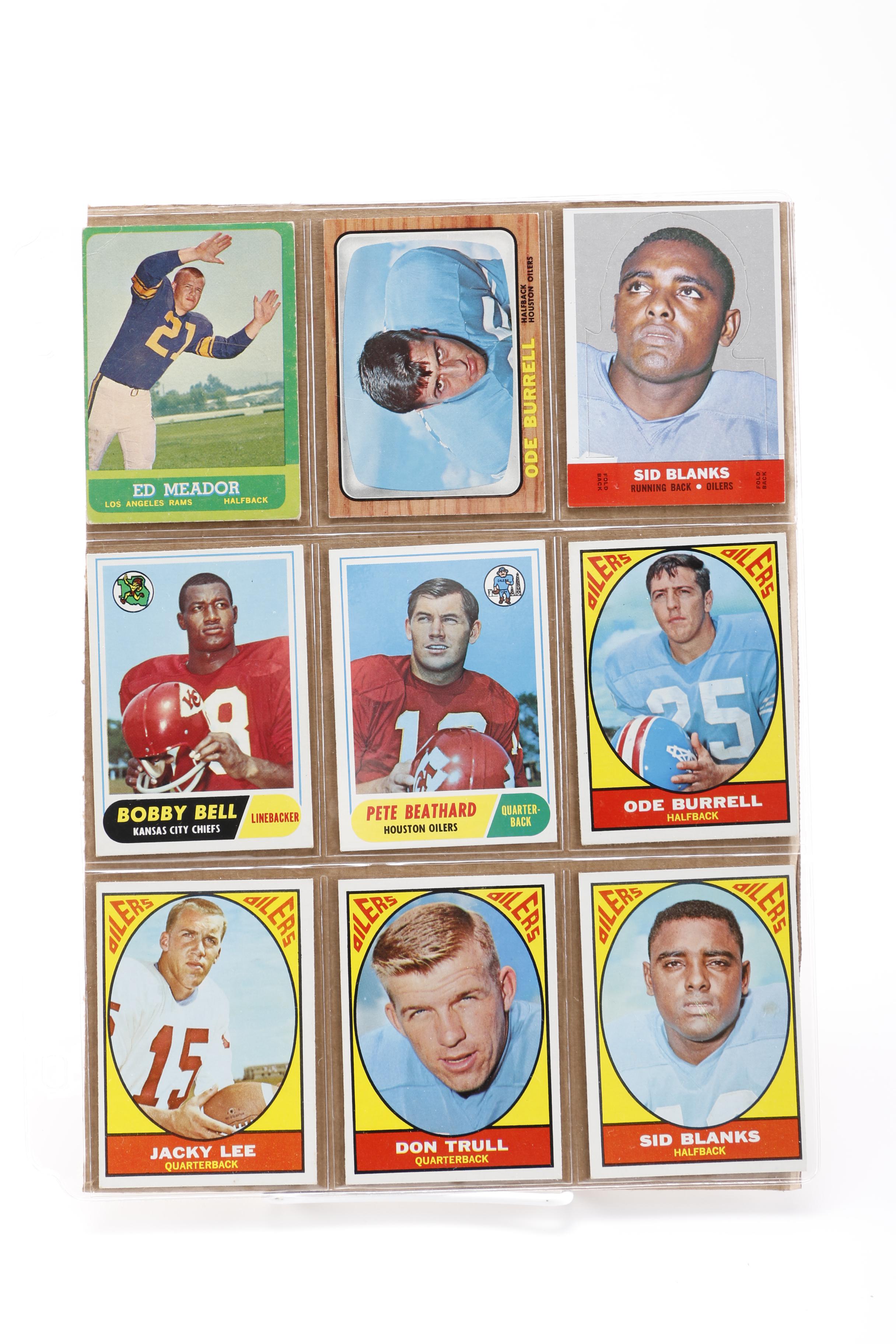 1960s Topps Football Cards