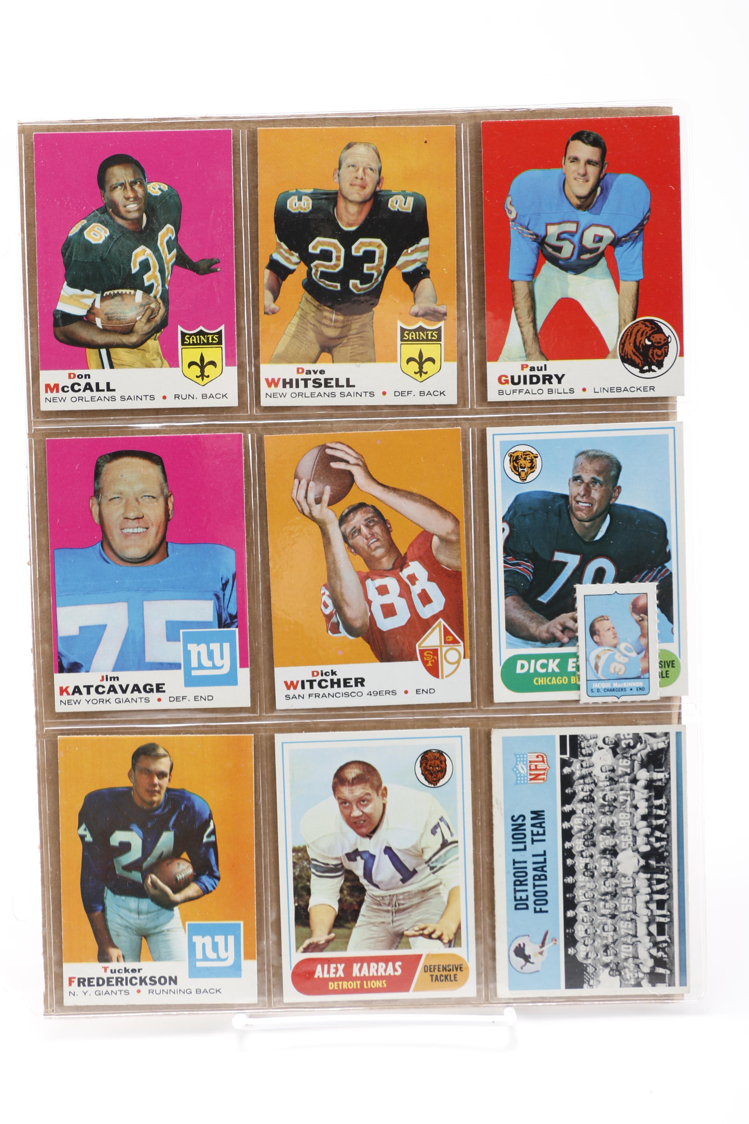 1960s Topps Football Cards